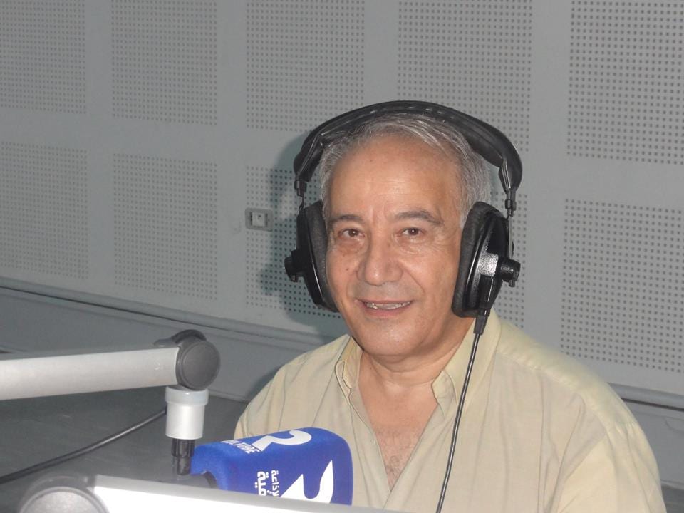 Mohammed Ali al Kebsi au micro de Radio Tunis Culturelle