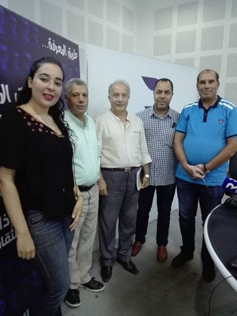 L'équipe de la revue Madarat réunie à Radio Tunis Culturelle
